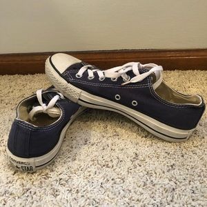 Barely Worn Navy Converse